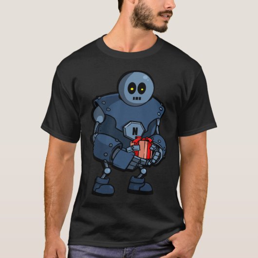 Leuke robot t-shirt (Voorkant)