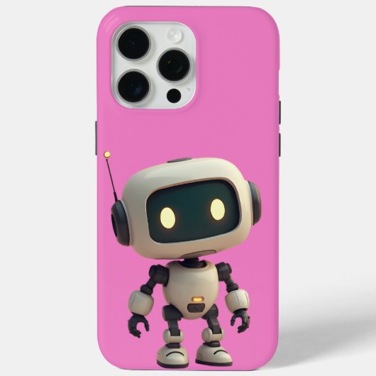 Leuke robot telefoonhoesje Case-Mate iPhone case (Achterkant)