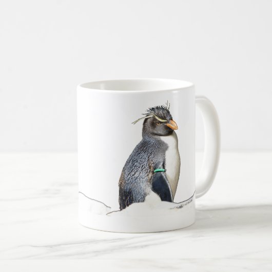 Leuke Rockhopper Penguin Koffie Mok (Voorkant rechts)