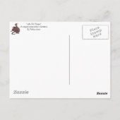 Leuke rode draak mythische en fantasie creature ku briefkaart (Achterkant)