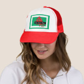 Leuke rode draak trucker hoed te personaliseren pet (In situ)
