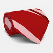 Leuke rode en witte streep en sterren stropdas (Opgerold)