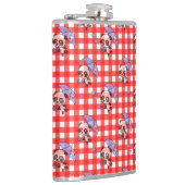 Leuke rode Gingham Check Heupfles (Rechts)