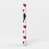 Leuke rode harten bedrukt Case-Mate iPhone case (Achterkant/rechts)