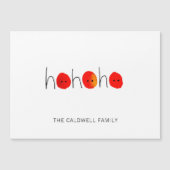 Leuke rode neuzen ho ho ho ho ho kerstgroeten (Voorkant)