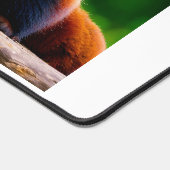 Leuke rode panda print bureaumat (Hoek)