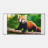 Leuke rode panda print bureaumat (Voorkant)