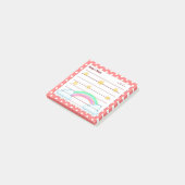 Leuke rode polka stippen, schattige sterren & rege post-it® notes (Schuin)