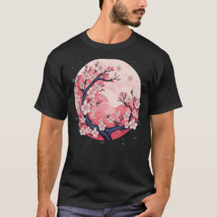 Leuke rode Sakura Flower voor japanse Planten Lief T-shirt