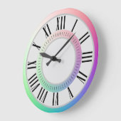 Leuke Romeinse cijfers, Minuten Markers, Regenboog Grote Klok (Hoek)