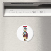 Leuke Romeinse soldaat magneet (Insitu (Vaatwasser))
