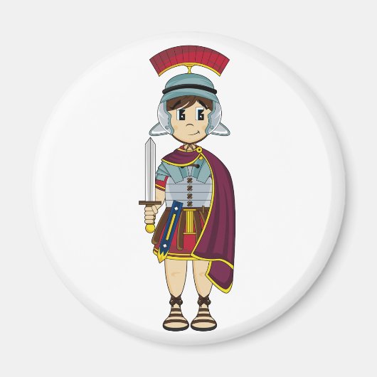 Leuke Romeinse soldaat magneet (Voorkant)