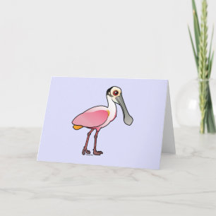 Leuke Roseate Spoonbill Kaart