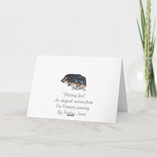 Leuke rottweiler puppy hond missen je kaart