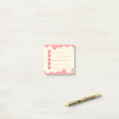 Leuke roze aardbei om te doen lijst post-it notiti post-it® notes (Op bureau)