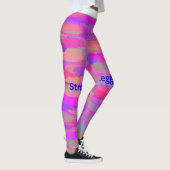 Leuke Roze Abstract Camo Leggings (Rechts)