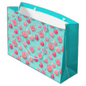 Leuke Roze en Blauwe Lolly's Snoepstraat Groot Cadeauzakje (Achterkant Gekanteld)