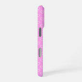 Leuke Roze En Mooie Witte Patroon iPhone Hoesje (Rechterkant)