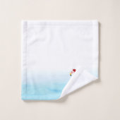 Leuke roze flamingo In Kerst pet Bad Handdoek (Wasdoekje)