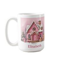 Leuke Roze Gemberkoekhuis Kerst