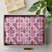 Leuke Roze Harten Patroon Tissuepapier (Geschenk)