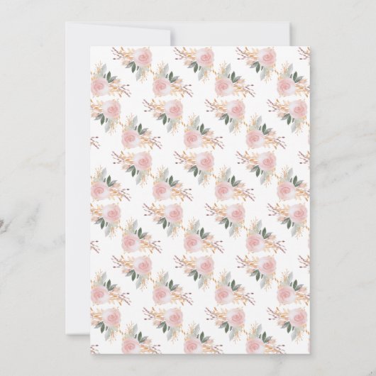 Leuke roze hatching uil baby meisje douche uitnodi kaart (Achterkant)