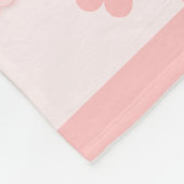 Leuke roze magische regenboog eenhoorn in wolken fleece deken (Hoek)