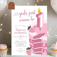 Leuke Roze Meisje Wil Net Eén Verjaardag Zijn