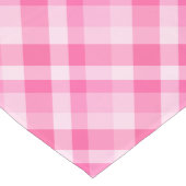 Leuke Roze Plaid Patroon Grote Tafelloper (Hoek)