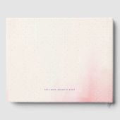 Leuke roze schoenen Fairy Dust Meisje Baby shower Gastenboek (Achterkant)