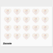 Leuke roze schoenen Fairy Dust Meisje Baby shower Hart Sticker (Vel)