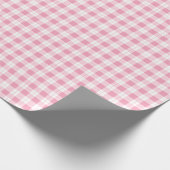 Leuke Roze Streep Verjaardagsfeestje Verpakkingspa Cadeaupapier (Hoek)