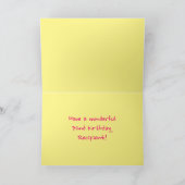 Leuke Roze Strepen, Harten, Regenboog # 72e Verjaa Kaart (Binnen)