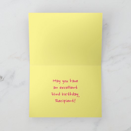 Leuke roze strepen, hartjes, regenboog # 32e verja kaart (Binnen)