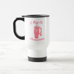 Leuke Roze Trendy Beker Cute Accessoires Leuke Kun Reisbeker