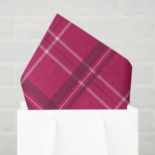 Leuke roze vakantie plaid tissuepapier