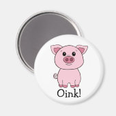 Leuke roze varkensinkt! Boerderij Magneet (Voorkant / Achterkant)