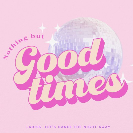 Leuke Roze Verjaardags Uitnodiging Groovy Feestje