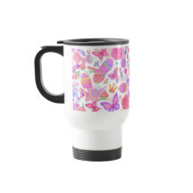 Leuke roze vlinder, cupcake, Snoep