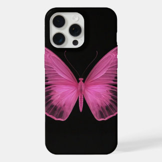 Leuke roze vlinder iPhone15 Pro Max hoesje iPhone 15 Pro Max Case
