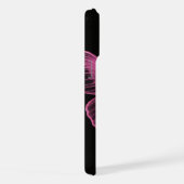 Leuke roze vlinder iPhone15 Pro Max hoesje iPhone Hoesje (Rechterkant)