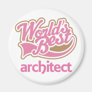 Leuke roze werelden beste architect magneet