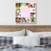Leuke Roze Zus Definition Foto Collage Canvas Afdruk (Insitu (Slaapkamer))