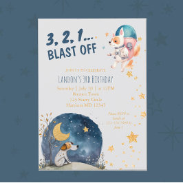 Leuke ruimte honden jongens derde verjaardag kaart