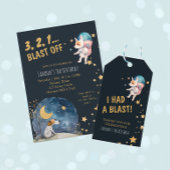 Leuke ruimte honden jongens derde verjaardag kaart