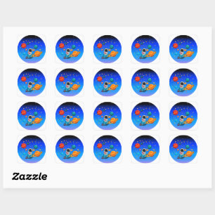 Leuke ruimte sticker sheet