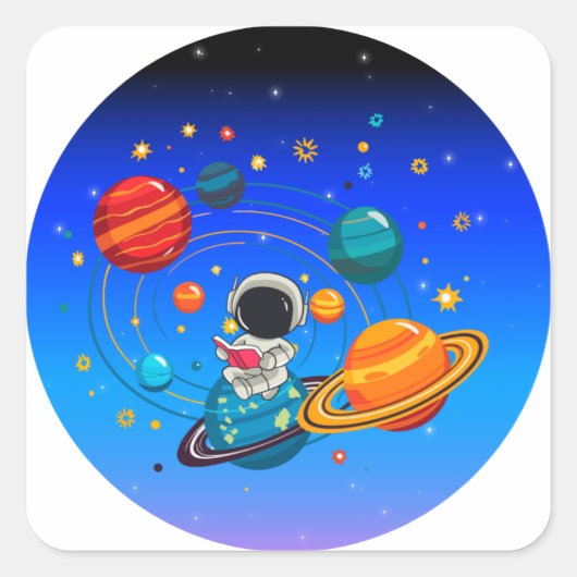 Leuke ruimte sticker sheet (Voorkant)