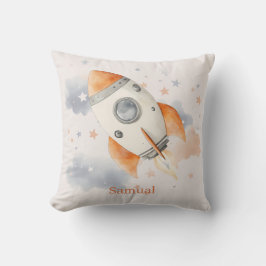 Leuke Ruimteraket Kindercushion  Kussen