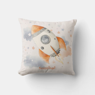 Leuke Ruimteraket Kindercushion Kussen