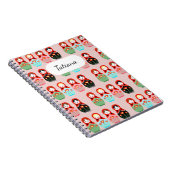 Leuke Russische Dolls Matryoshka Doll Aangepaste N Notitieboek (Rechterzijde)